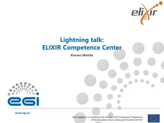 ELIXIR Competence Center Overview
