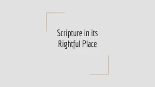 Journey of Faith: Scripture & Trust