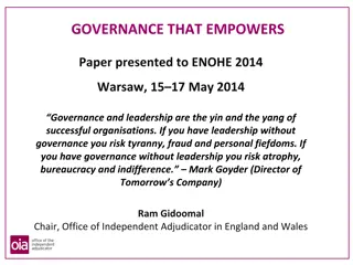 Empowering Governance: Leadership and Accountability in Organizations