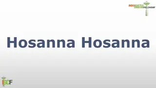 King of Glory - Hosanna in the Highest