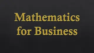 Mastering Business Mathematics with Drs. Jaryono MSIE