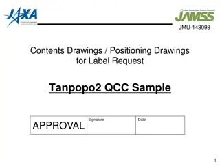 Positioning Drawings for Label Request Tanpopo2 QCC