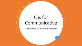 Effective Communicative Teaching Strategies