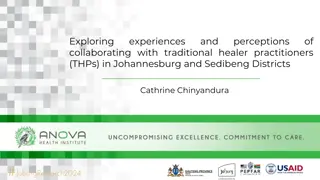 Exploring Collaborative Practices with Traditional Healers in Joburg