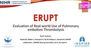 Real-world Use of Pulmonary Embolism Thrombolysis Study