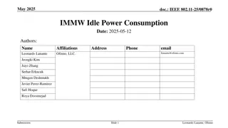 Reducing Idle Power Consumption in mmWave Links