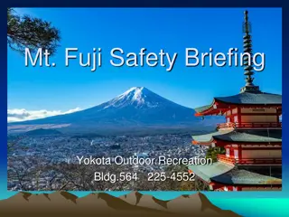 Exploring Mt. Fuji - Safety Briefing and Climbing Tips