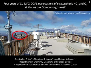 Observations of Stratospheric NO, NO2, and O3 at Mauna Loa Observatory