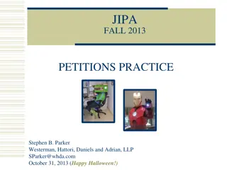 Demarcation Between Appeals and Petitions