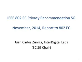 IEEE 802 EC Privacy Recommendation Report