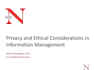 Ethical Information Management Practices