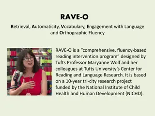 RAVE-O Reading Intervention Program Overview