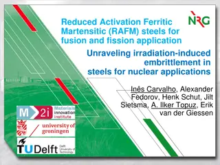Understanding Irradiation-Induced Effects in RAFM Steels