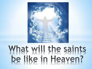 Heavenly Realities for Saints