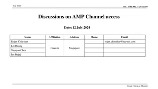 IEEE 802.11-24/1212r0 Discussions on AMP Channel Access
