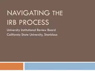 Understanding IRB Process at California State University, Stanislaus
