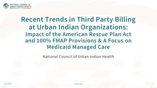 Recent Trends in Third-Party Billing at Urban Indian Organizations