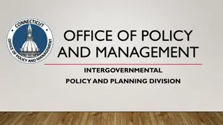 Policy and Management Division Overview