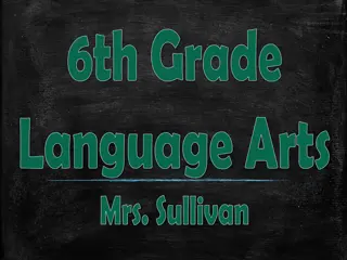 Grade Language Arts Grading Policies and Curriculum