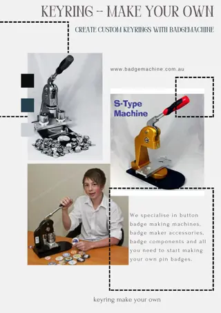 Keyring Make Your Own - Create Custom Keyrings with BadgeMachine