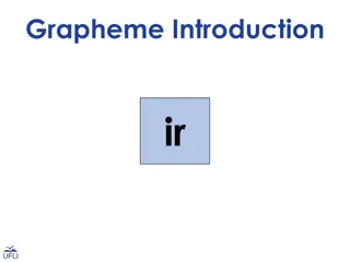 Grapheme Introduction Activities for Phonics Learning