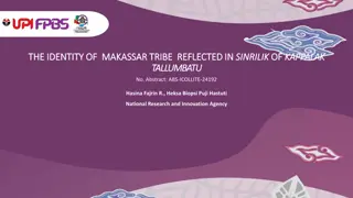 Reflection of Makassar Tribe Identity in Sinrilik of Kappalak