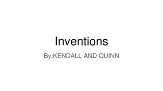 Innovations that Shaped History