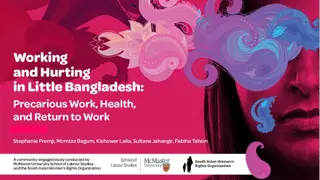 Challenges of Work in Bangladeshi Community
