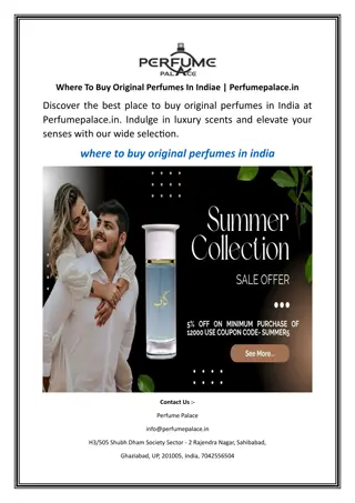 Where To Buy Original Perfumes In Indiae.Perfumepalace.in