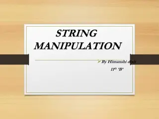 Introduction to String Manipulation in Python
