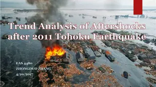 Aftershock Trend Analysis after 2011 Tohoku Earthquake