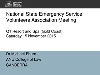 Natural Justice in State Emergency Services Volunteers Meeting