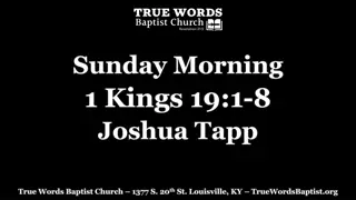 True Words Baptist Church Sermons