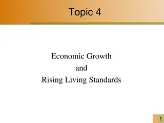 Economic Growth and Rising Living Standards Overview