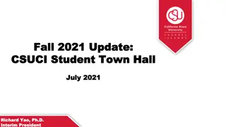 CSUCI Fall 2021 Updates on Vaccination Policies and Safety Measures