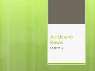 Understanding Acids and Bases: Key Concepts and Applications