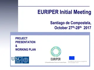 EURIPER Initial Meeting in Santiago de Compostela