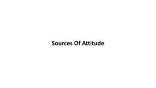 Understanding Sources of Attitude Formation