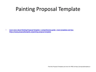 Professional Painting Proposal Template and Tips