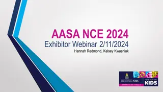 NCE 2024 Exhibitor Webinar Information and Updates