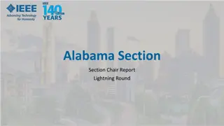 Alabama Section Chairs Report Details