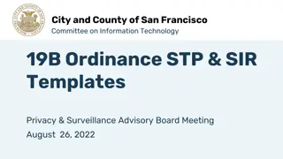 San Francisco Committee on Information Technology Updates