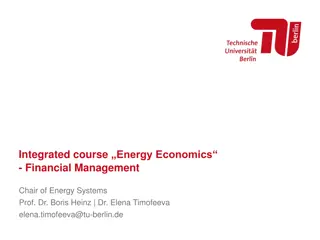 Energy Economics and Financial Management