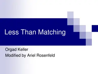 Parametrized Matching Algorithms