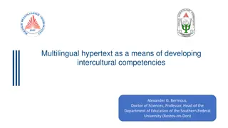 Developing Intercultural Competencies Through Multilingual Hypertext