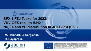 JULE-PSI VUV OES Results and Analysis