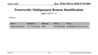 Trustworthy Multipurpose Remote Identification for Unmanned Aircraft Systems