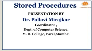 Understanding Stored Procedures in Database Management Systems