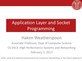 Understanding Network Application Layer Concepts