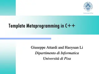 Metaprogramming in C++ Concepts
